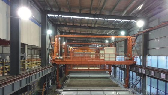 মানাউল র্যাকিং সিস্টেমের সাথে স্বয়ংক্রিয় উল্লম্ব অ্যানোডাইজিং লাইন