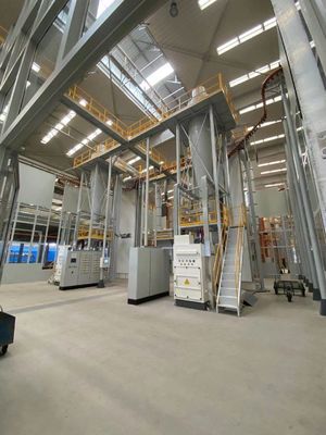 স্বয়ংক্রিয় শিল্প পাউডার আবরণ লাইন উল্লম্ব অ্যালুমিনিয়াম প্রোফাইল