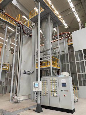 স্বয়ংক্রিয় শিল্প পাউডার আবরণ লাইন উল্লম্ব অ্যালুমিনিয়াম প্রোফাইল