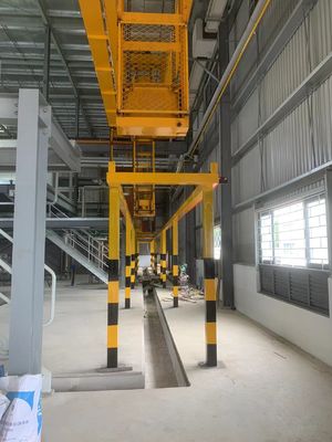 অনুভূমিক অ্যানোডাইজিং লাইন সিস্টেম চিকিত্সা ম্যানুয়াল র্যাকিং পদ্ধতি