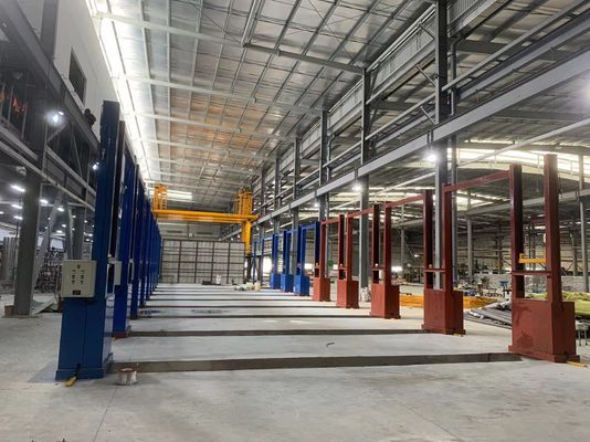 অনুভূমিক অ্যানোডাইজিং লাইন সিস্টেম চিকিত্সা ম্যানুয়াল র্যাকিং পদ্ধতি