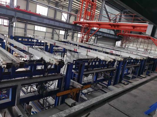 220V 50HZ স্বয়ংক্রিয় অ্যানোডাইজিং লাইন 12500mm সর্বাধিক প্রোফাইল দৈর্ঘ্য সহ