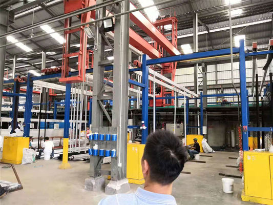 পাওয়ার স্বয়ংক্রিয় অ্যানোডাইজিং লাইন প্রক্রিয়া অনুভূমিক অ্যানোডাইজিং লাইন