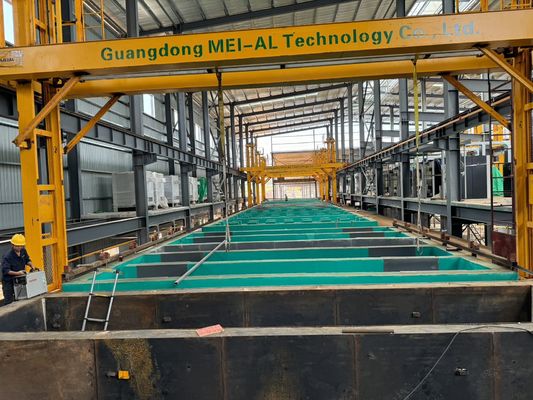 সুনির্দিষ্ট অ্যানোডাইজিং প্রক্রিয়ার জন্য কাস্টমাইজযোগ্য 3HP-380V/50HZ অ্যানোডাইজিং লাইন