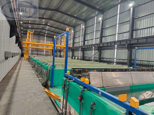 ভালো দাম 5-50μm কোটিং এবং নিয়মিত ভোল্টেজ সহ অ্যানোডাইজিং লাইন অনলাইন