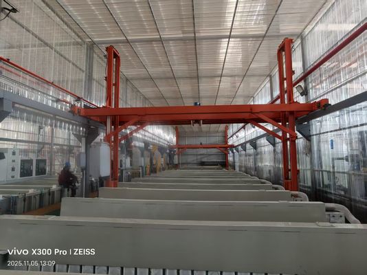 ভালো দাম 6063 অ্যালুমিনিয়াম খাদ সহ উচ্চ-শেষ দরজা এবং উইন্ডো প্রোফাইলগুলির জন্য কাস্টমাইজড 500T / M অ্যানোডাইজিং উত্পাদন লাইন অনলাইন