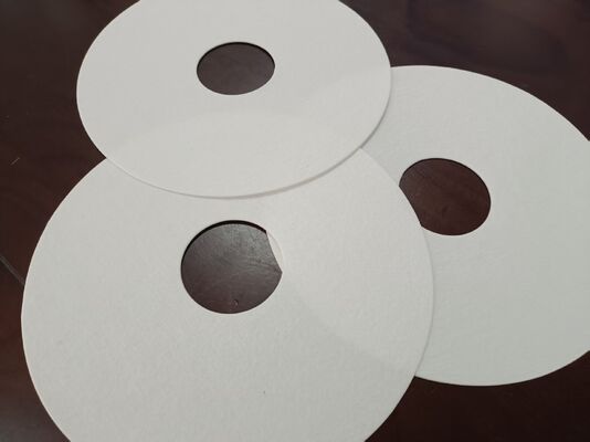 ভালো দাম অ্যাসিড-প্রতিরোধী স্ট্যাক ফিল্টার রিং ফিল্টার কাগজ অ্যানোডাইজিং ট্যাঙ্কের জন্য কেন্দ্র গর্ত সঙ্গে কাস্টমাইজযোগ্য বাইরের ব্যাসার্ধ অনলাইন